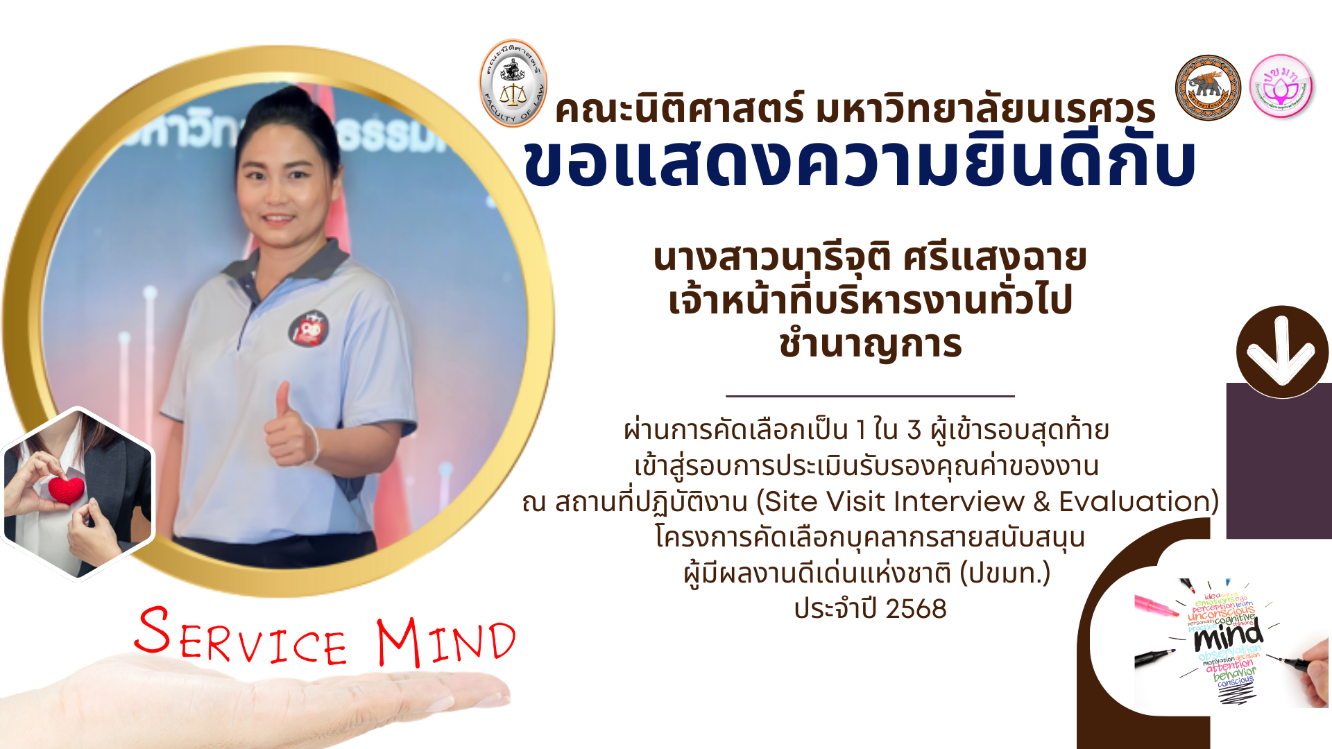 นางสาวนารีจุติ ศรีแสงฉาย 