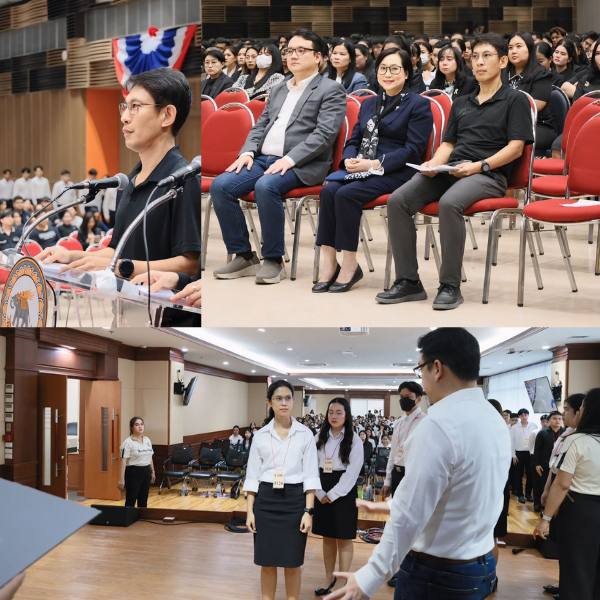 วันที่ 22 กุมภาพันธ์ 2569 ภาพบรรยากาศการซ้อมวันแรก #พิธีพระราชทานปริญญาบัตรประจำปีการศึกษา2567 #บัณฑิตหลักสูตรนิติศาสตร์รุ่นที่20 จำนวน 273 คน ณ หอประชุมมหาราช อาคารอุทยานองค์สมเด็จพระนเรศวรมหาราช (KNECC) มหาวิทยาลัยนเรศวร